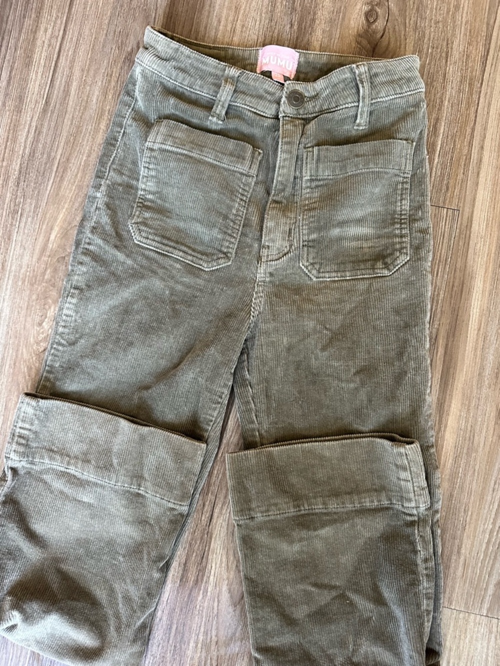 Show Me Your MuMu Olive Green Corduroy Men’s Pants